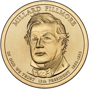 2010 1-dollar - S - Millard Fillmore reverse
